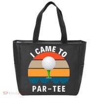 I Came To ParTee, Golf Lover Golf Player Golfing Funny Golf Tote Bag thumb 0