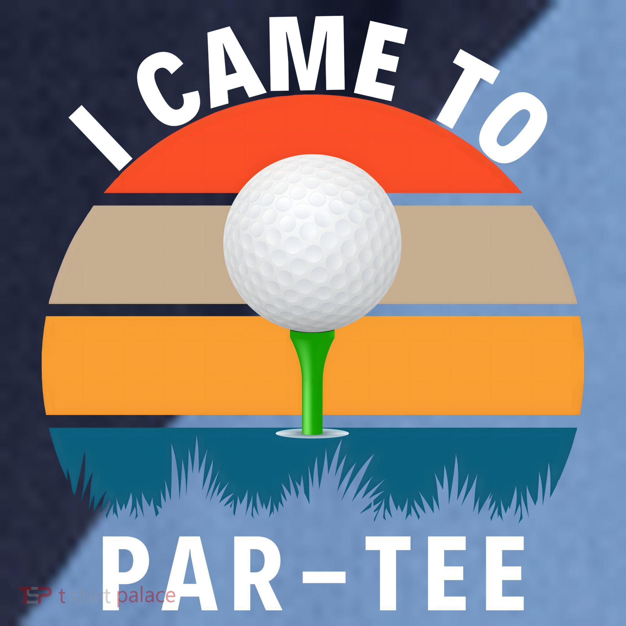 I Came To ParTee, Golf Lover Golf Player Golfing Funny Golf Raglan Baseball Sleeve Shirt