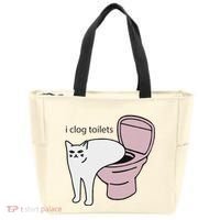 I Clog Toilets Tote Bag thumb 0