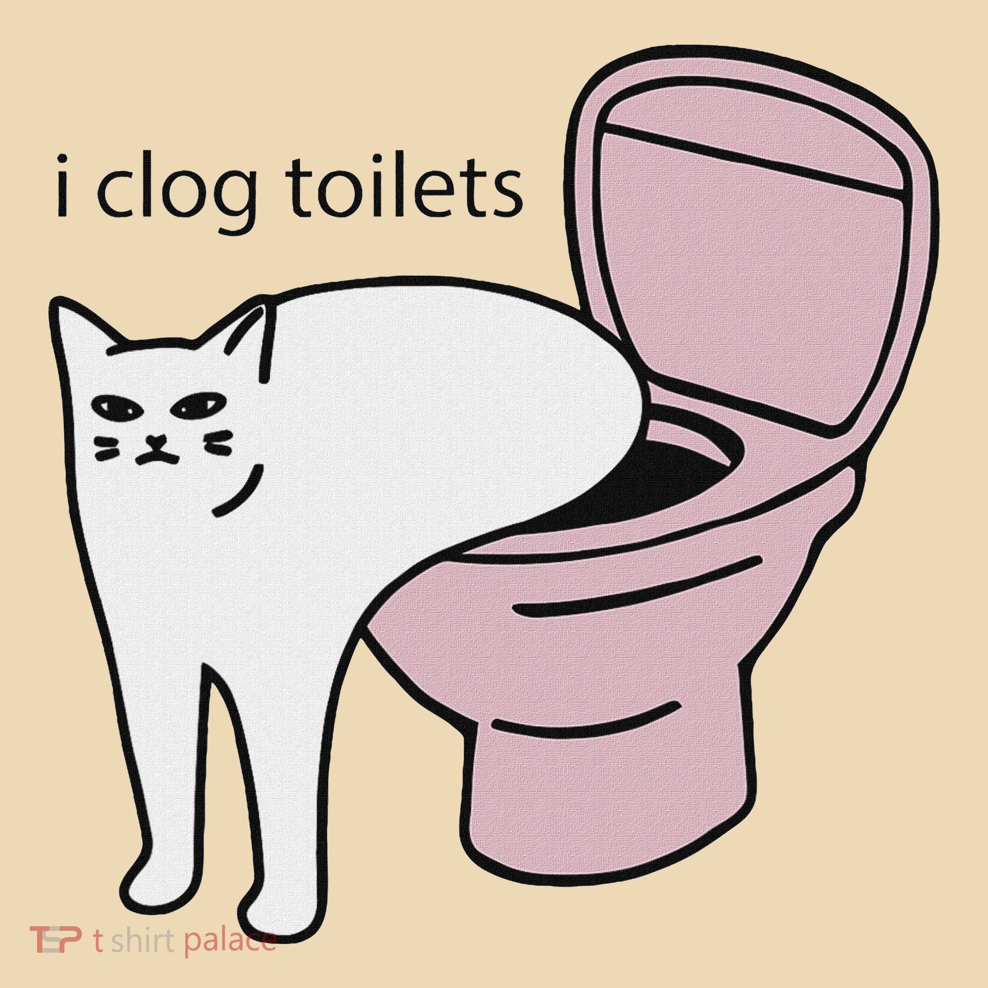 I Clog Toilets Tote Bag