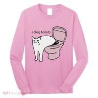 I Clog Toilets Long Sleeve Shirt thumb 0