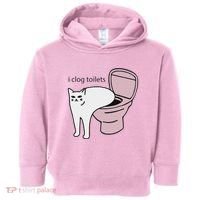 I Clog Toilets Toddler Hoodie thumb 0