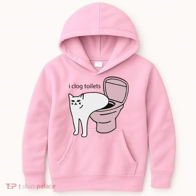 I Clog Toilets Kids Hoodie
