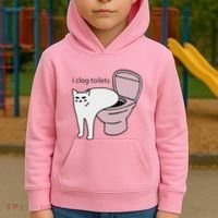 I Clog Toilets Kids Hoodie thumb 2