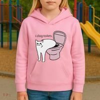 I Clog Toilets Kids Hoodie thumb 3