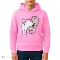 I Clog Toilets Kids Hoodie thumb 4