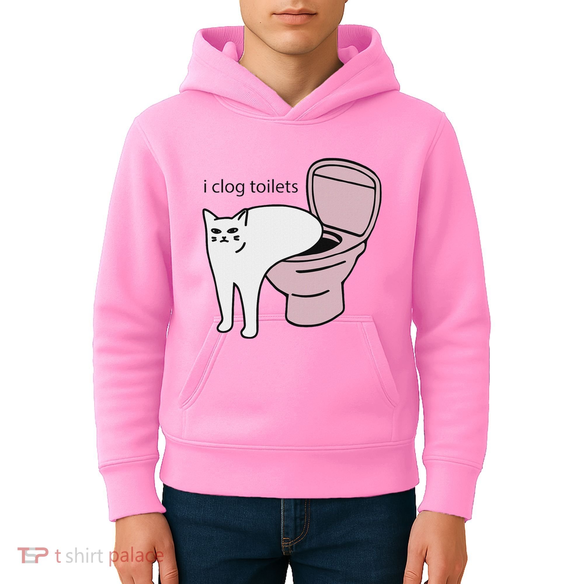 I Clog Toilets Kids Hoodie