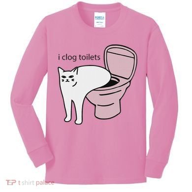 I Clog Toilets Kids Long Sleeve Shirt