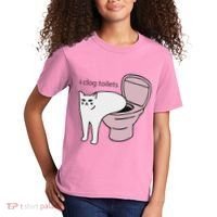 I Clog Toilets Kids T-Shirt thumb 2