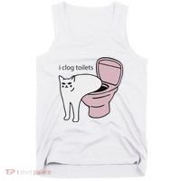I Clog Toilets Tank Top thumb 0