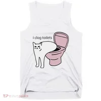 I Clog Toilets Tank Top thumb 0