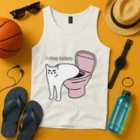 I Clog Toilets Tank Top thumb 4