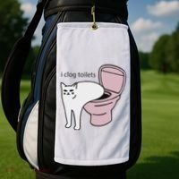 I Clog Toilets Golf Towel thumb 2
