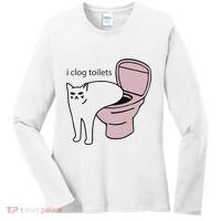 I Clog Toilets Women's Long Sleeve Shirt thumb 0