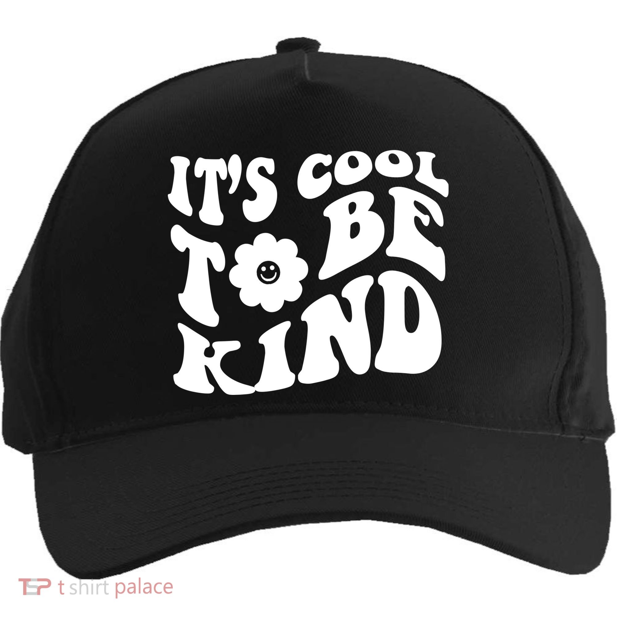 It's Cool To Be Kind Retro Quote Five-Panel Snapback Cap
