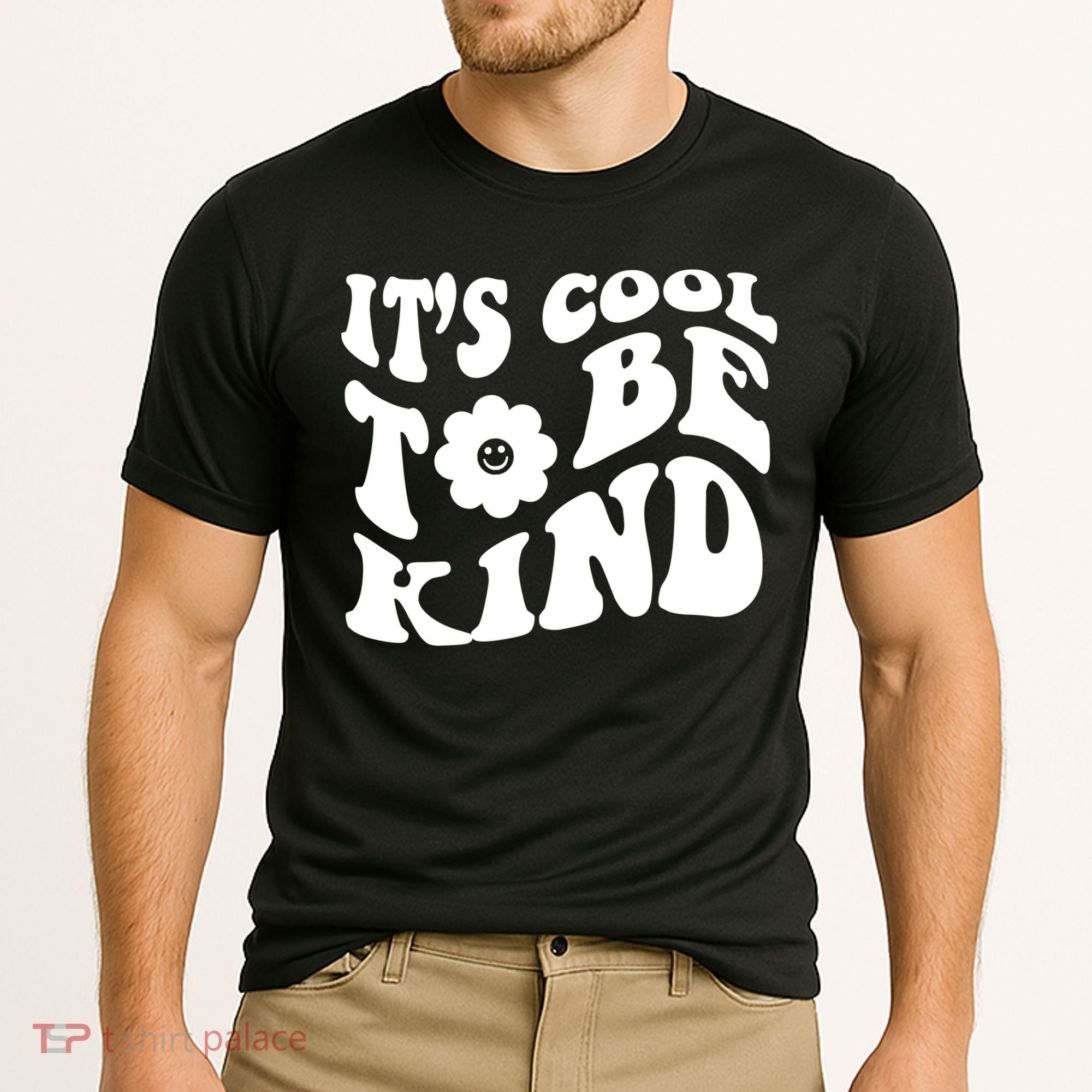 It's Cool To Be Kind Retro Quote Cooling Performance Crew T-Shirt