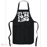 It's Cool To Be Kind Retro Quote Apron thumb 0