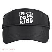 It's Cool To Be Kind Retro Quote Adult Drive Performance Visor thumb 0