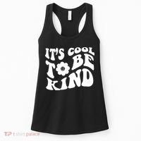 It's Cool To Be Kind Retro Quote Women's Tank Top thumb 0