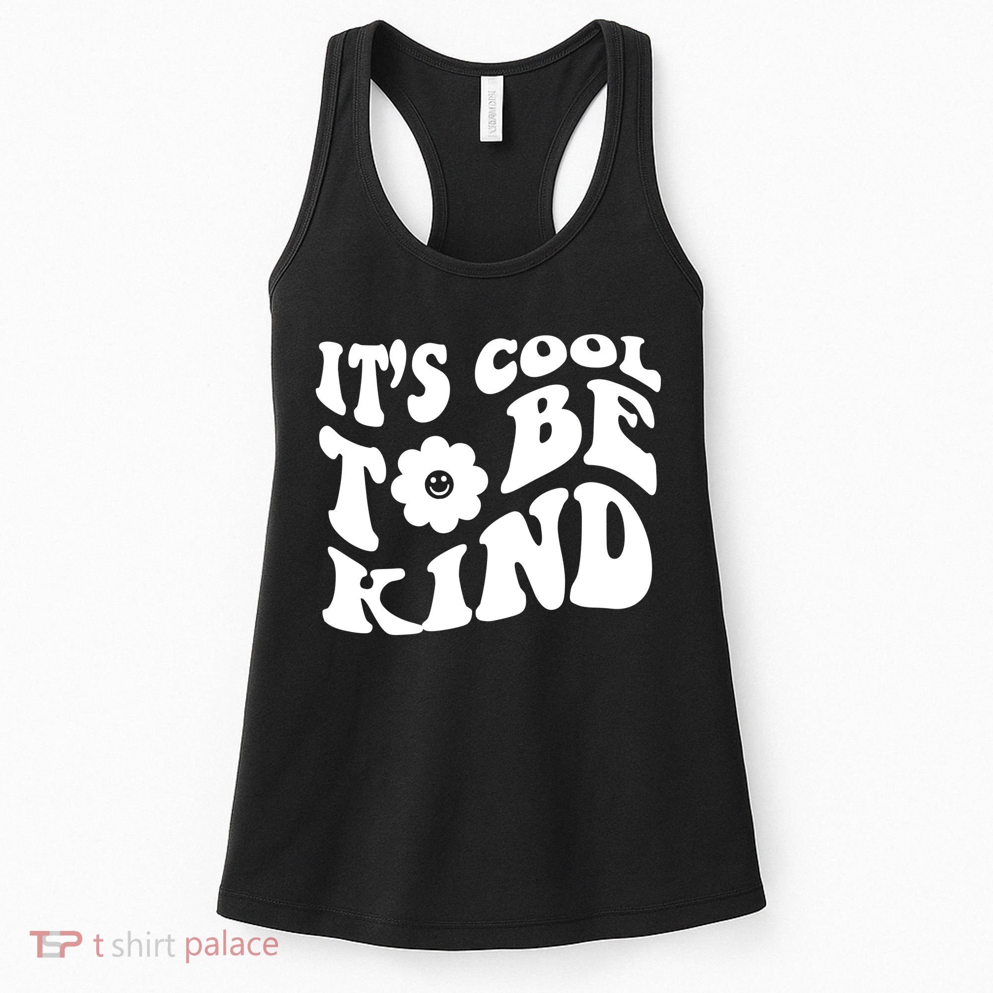 It's Cool To Be Kind Retro Quote Women's Tank Top