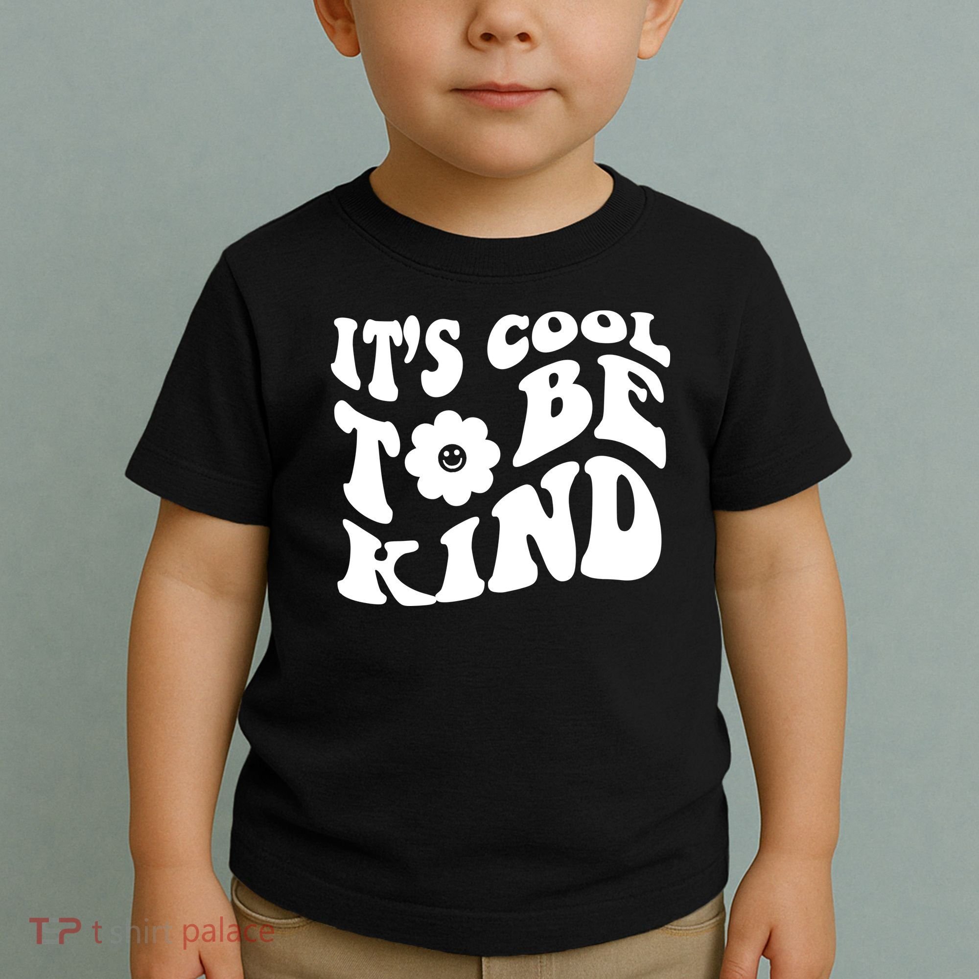 It's Cool To Be Kind Retro Quote Toddler T-Shirt