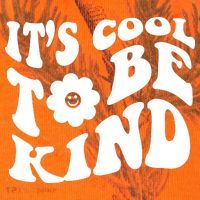 It's Cool To Be Kind Retro Quote Kati Licensed 12" Camo Cuffed Beanie thumb 2