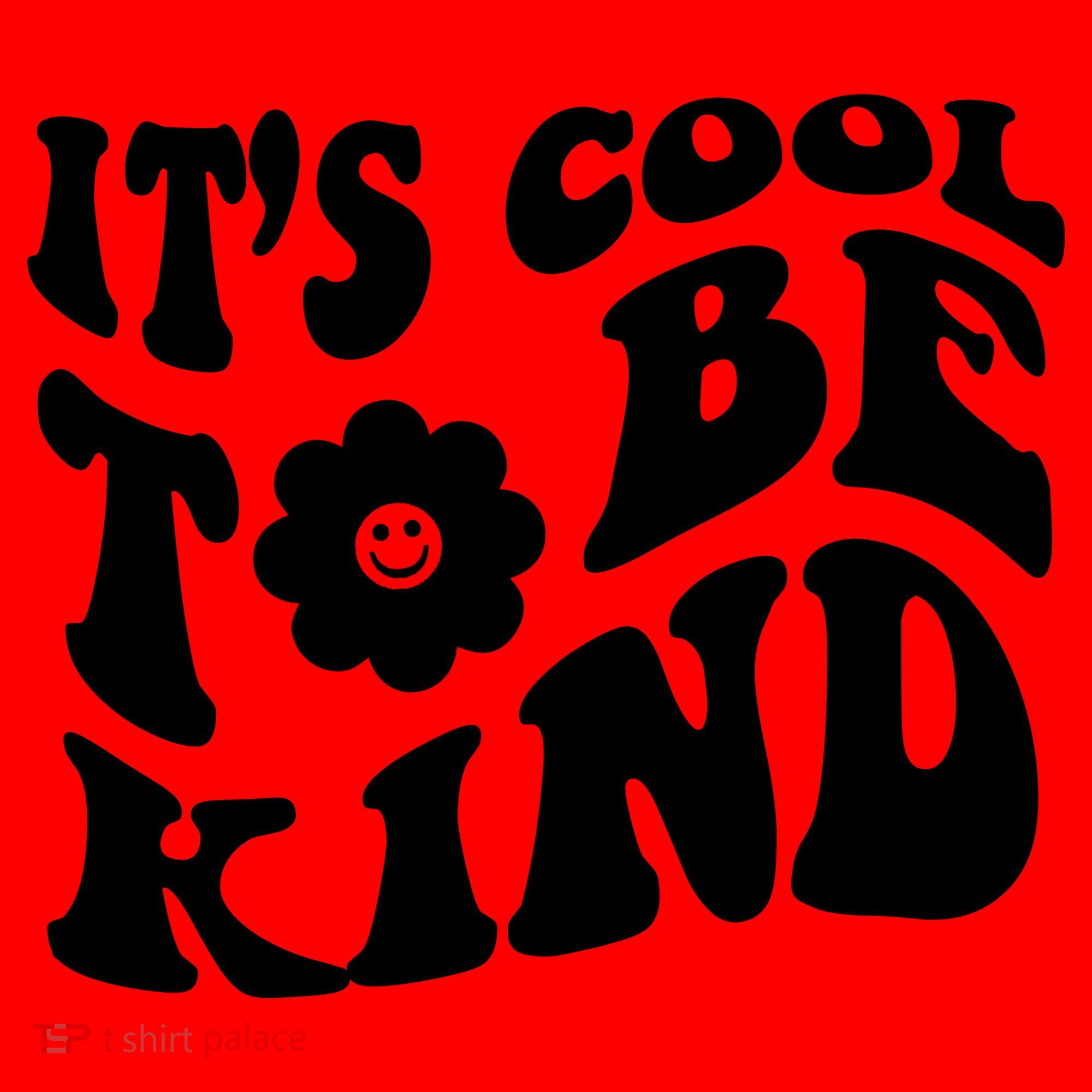 It's Cool To Be Kind Retro Quote Santa Hat