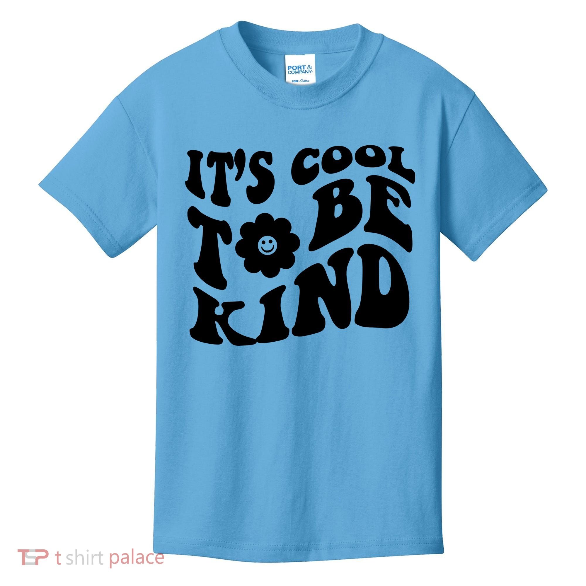 It's Cool To Be Kind Retro Quote Kids T-Shirt