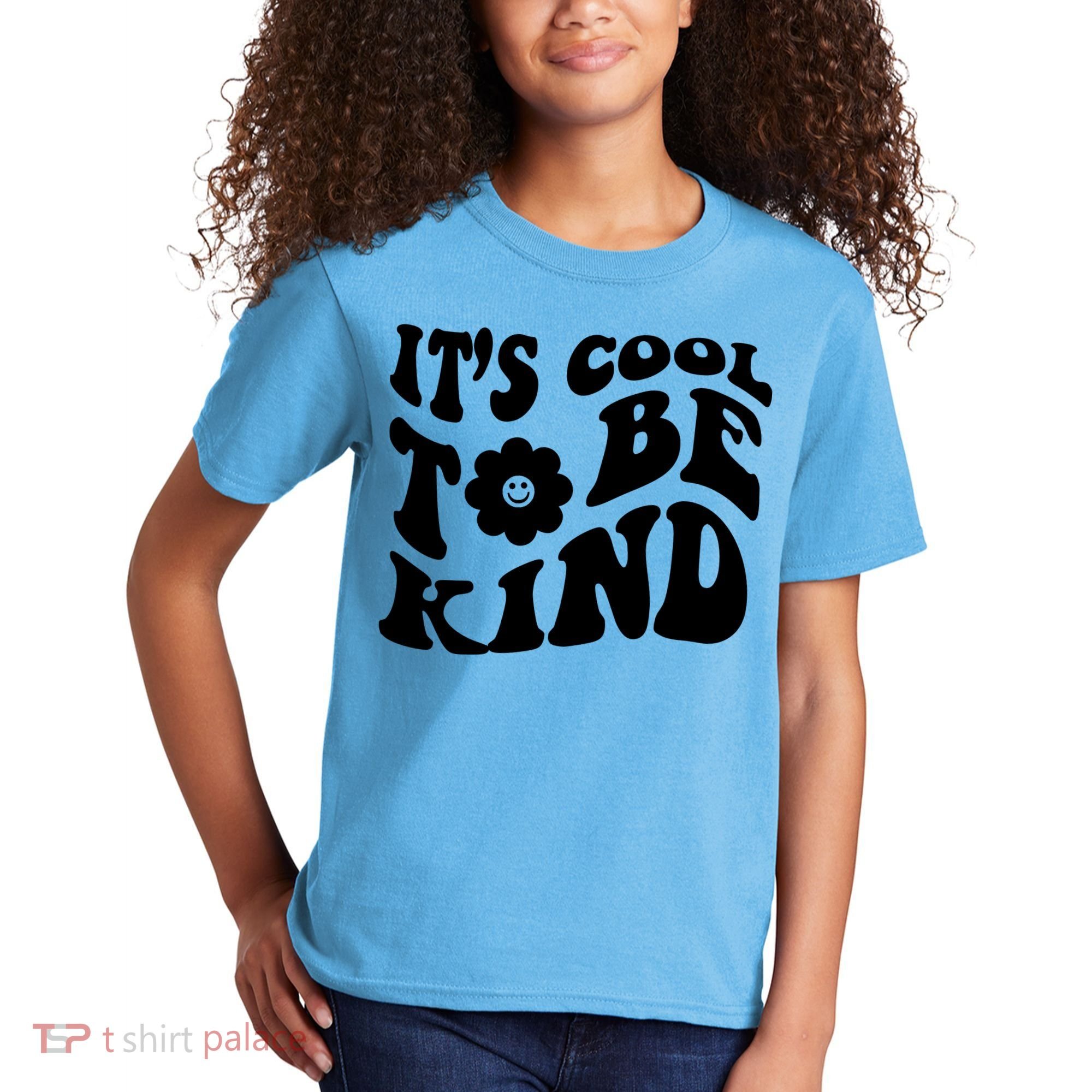 It's Cool To Be Kind Retro Quote Kids T-Shirt