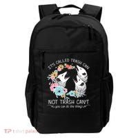 Its Called Trash Can Not Trash Cant Possum With Flowers Gift Backpack thumb 0