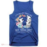 Its Called Trash Can Not Trash Cant Possum With Flowers Gift Tank Top thumb 0