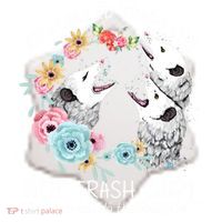 Its Called Trash Can Not Trash Cant Possum With Flowers Gift Ceramic Ornament thumb 2