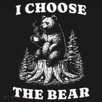 I Choose The Bear Safer In The Woods With A Bear Than A Man Ornament thumb 1