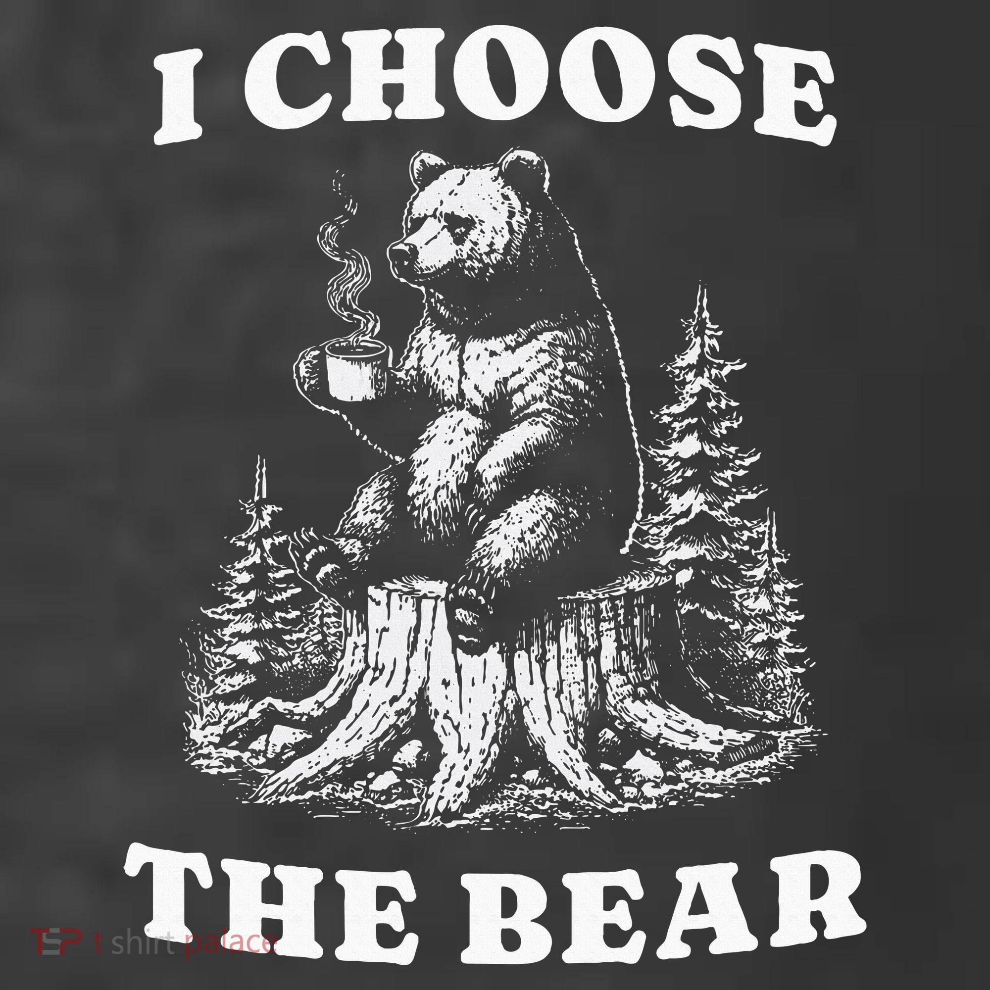 I Choose The Bear Safer In The Woods With A Bear Than A Man Women's Hoodie