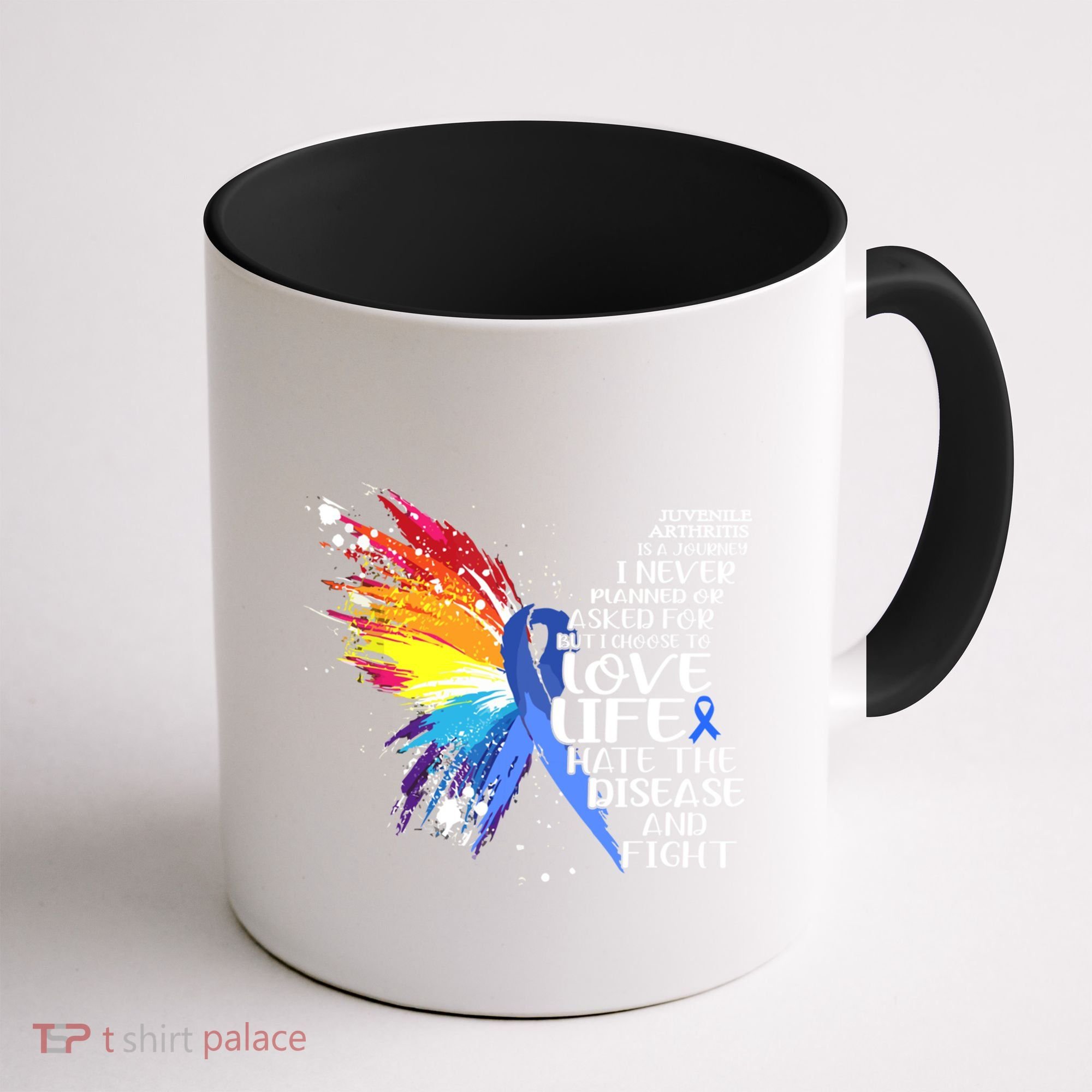 I Choose To Love Life And Fight Gift Coffee Mug