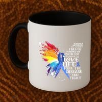 I Choose To Love Life And Fight Gift Coffee Mug thumb 2