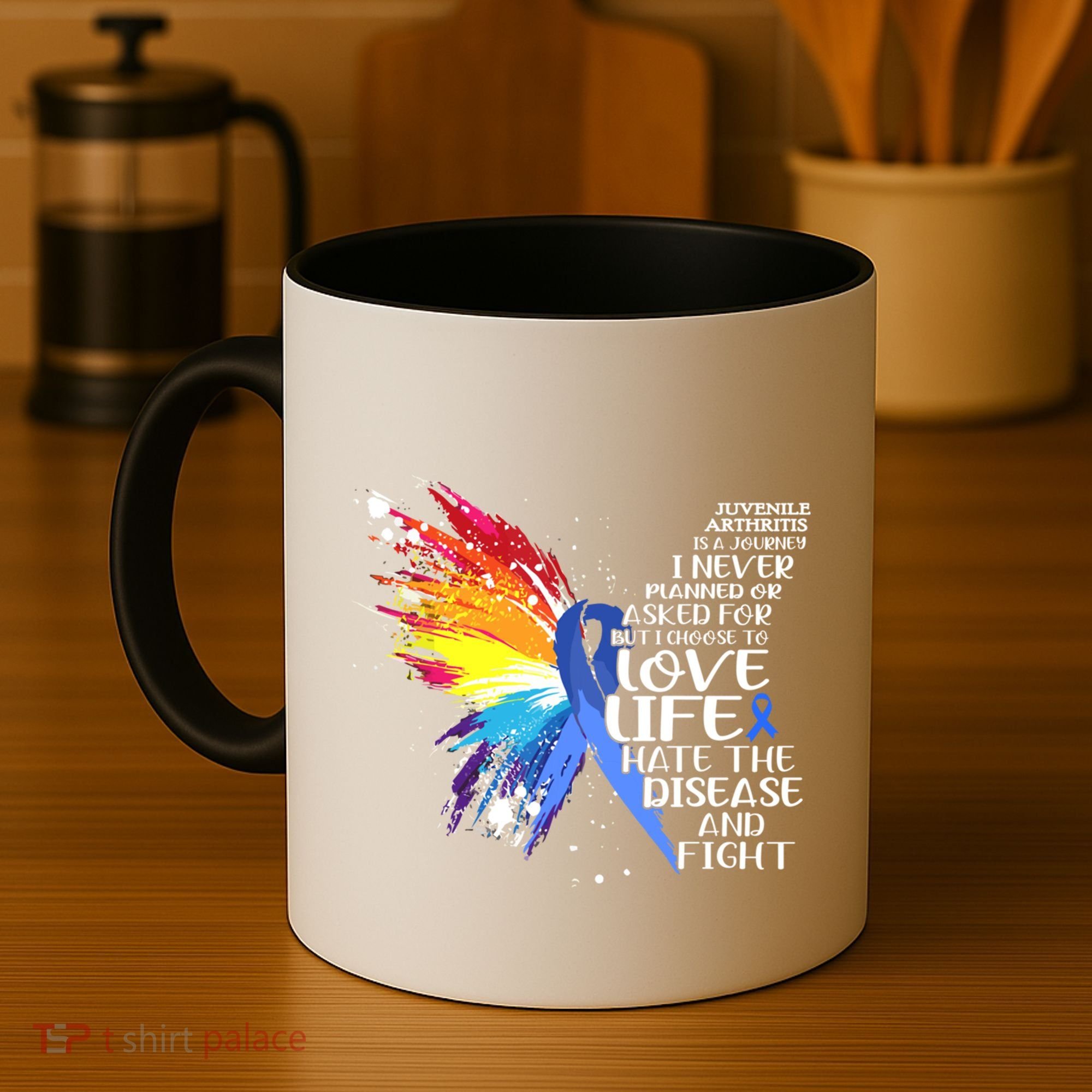I Choose To Love Life And Fight Gift Coffee Mug