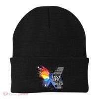 I Choose To Love Life And Fight Gift Beanie thumb 0