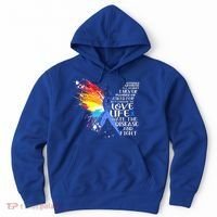 I Choose To Love Life And Fight Gift Hoodie thumb 0