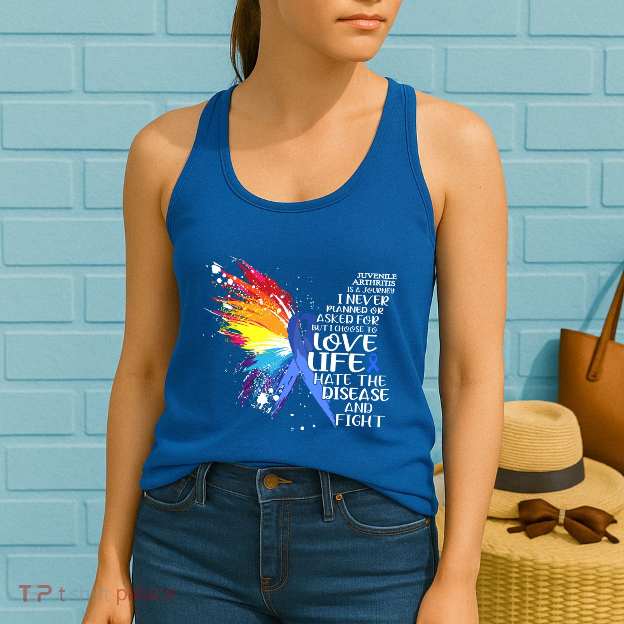 I Choose To Love Life And Fight Gift Women's Tank Top