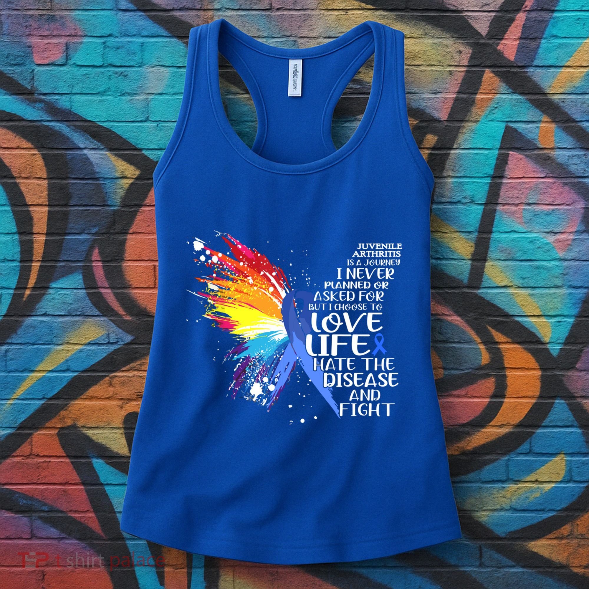 I Choose To Love Life And Fight Gift Women's Tank Top