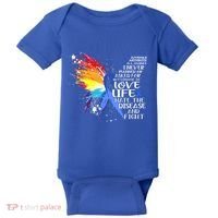 I Choose To Love Life And Fight Gift Baby Bodysuit thumb 0
