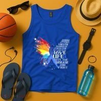 I Choose To Love Life And Fight Gift Tank Top thumb 4