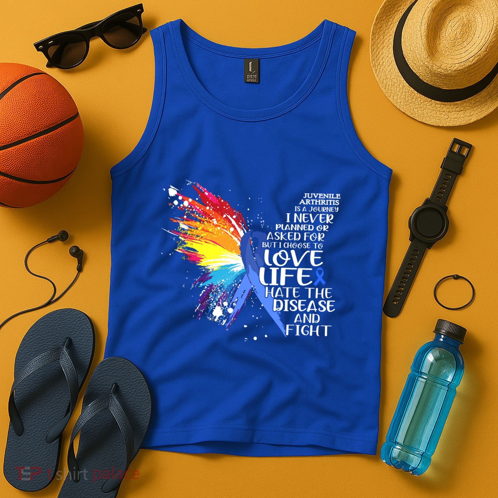 I Choose To Love Life And Fight Gift Tank Top