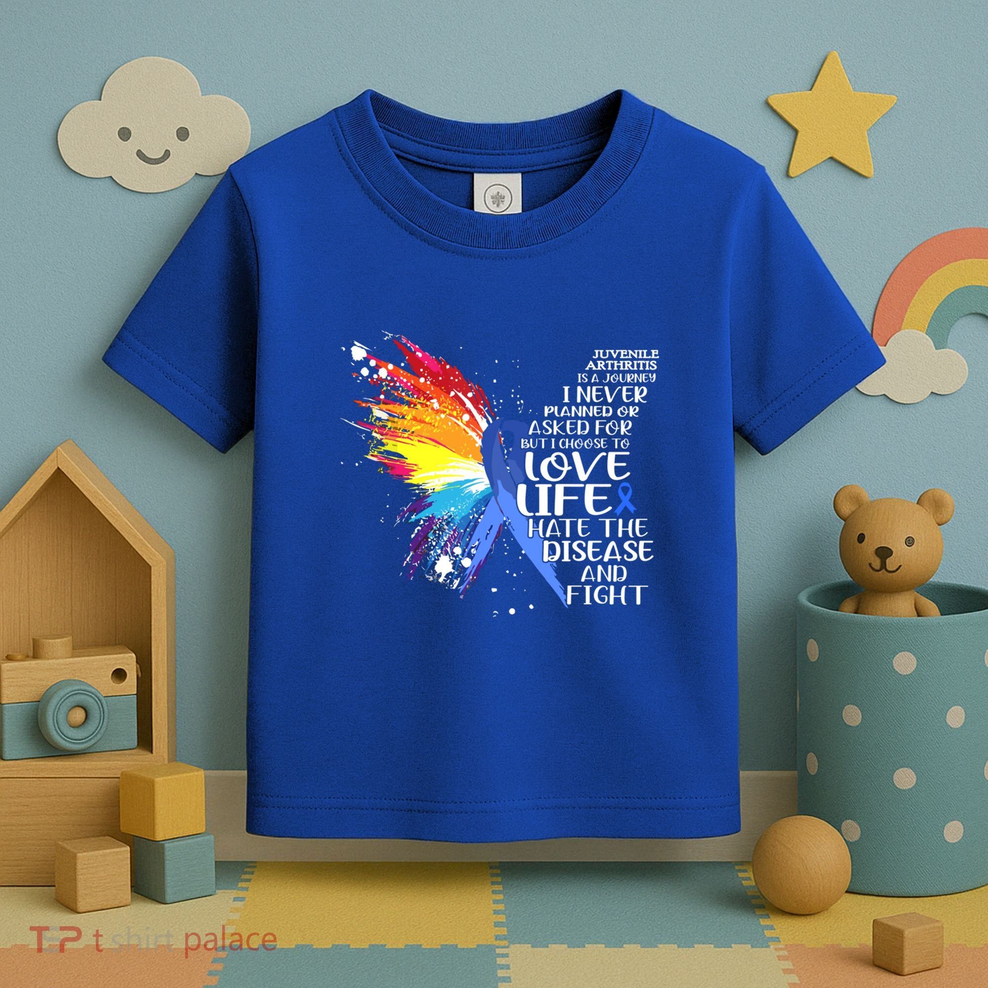 I Choose To Love Life And Fight Gift Toddler T-Shirt