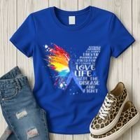 I Choose To Love Life And Fight Gift Women's T-Shirt thumb 3