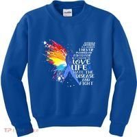 I Choose To Love Life And Fight Gift Kids Sweatshirt thumb 0