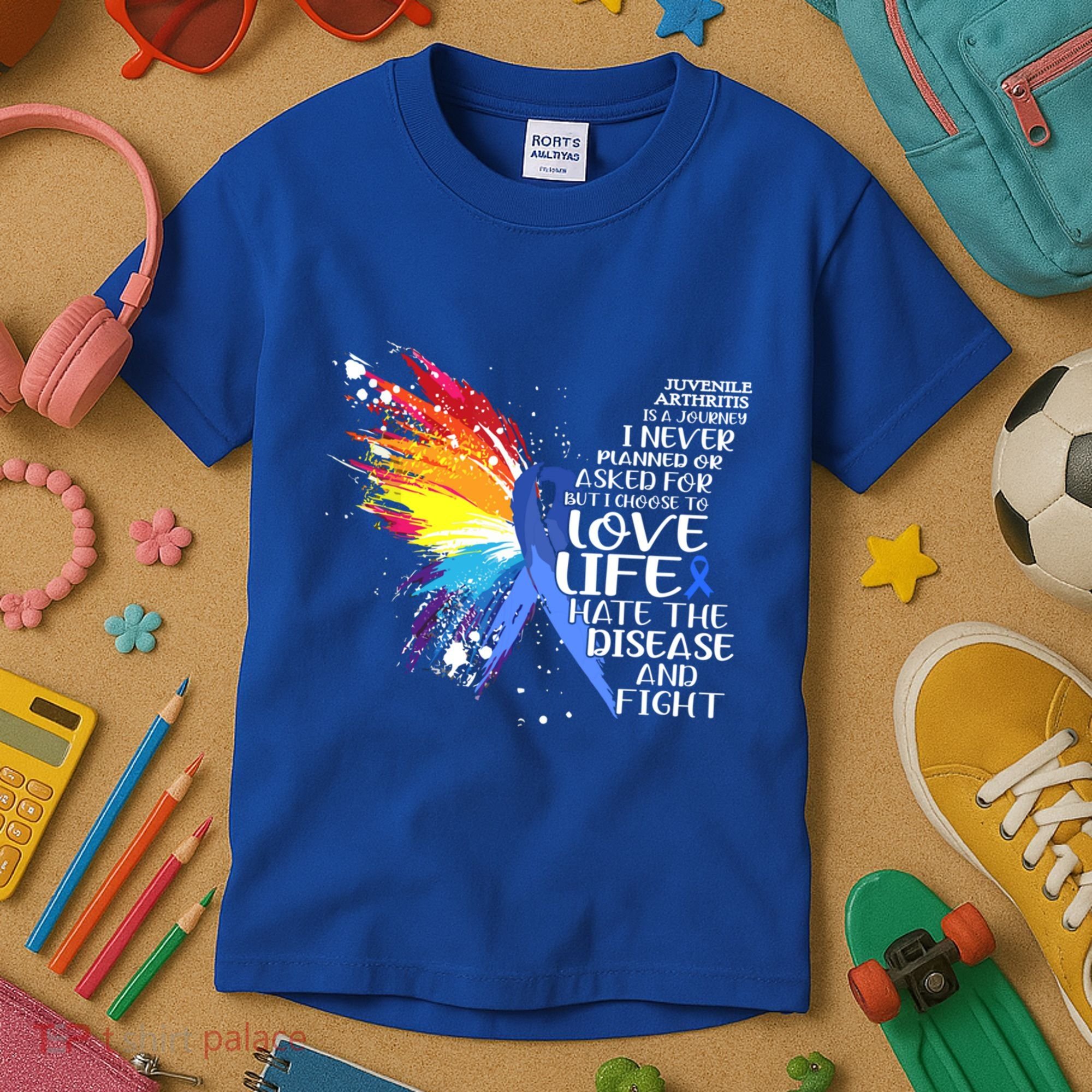 I Choose To Love Life And Fight Gift Kids T-Shirt