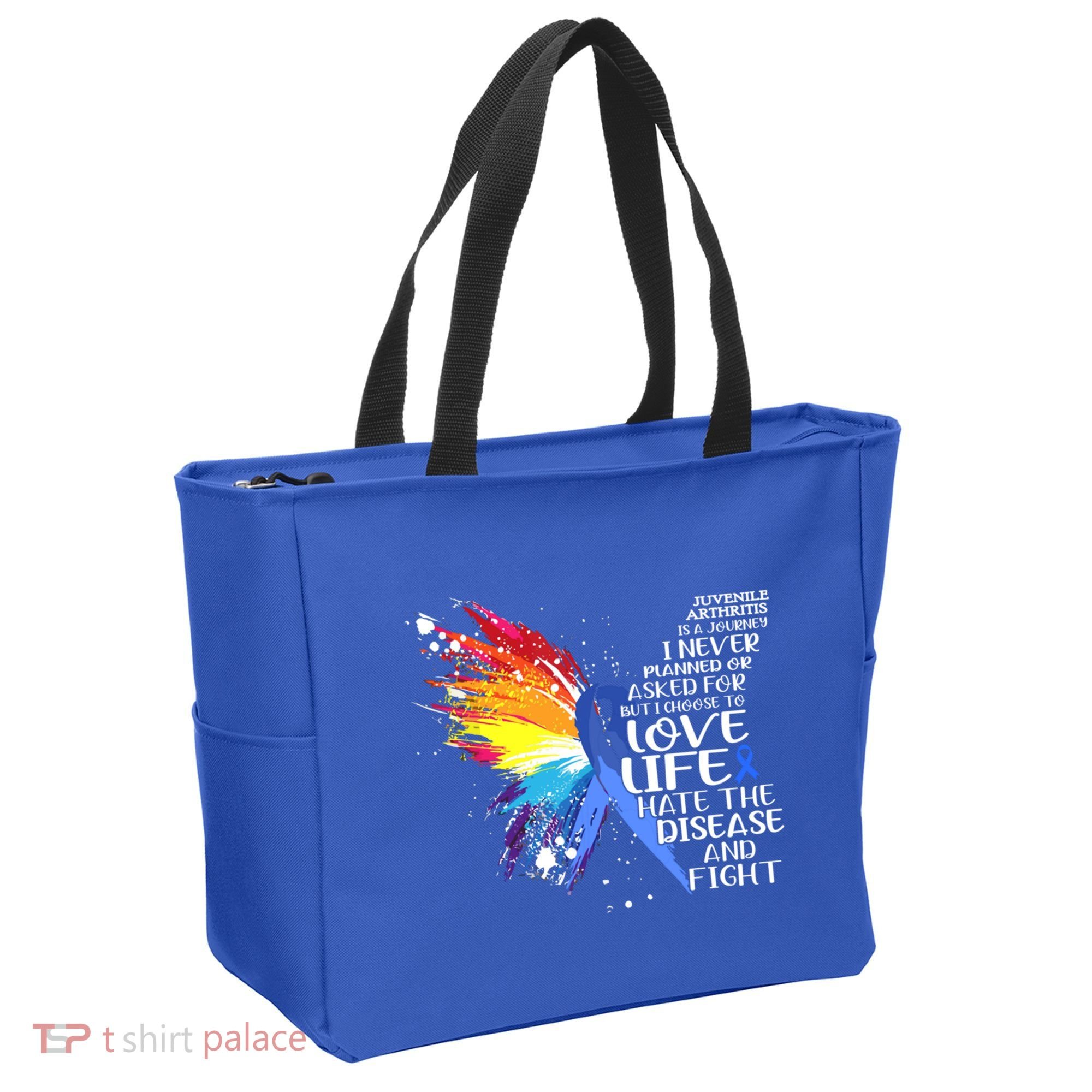 I Choose To Love Life And Fight Gift Tote Bag