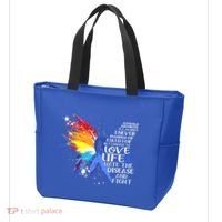 I Choose To Love Life And Fight Gift Tote Bag thumb 3